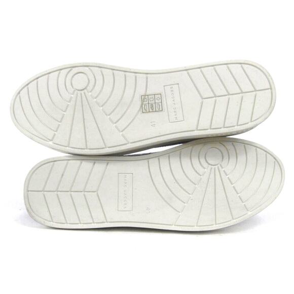 Marc Jacobs Vesey Tennis Shoe 41 EU 11 US New $250 Black Leather Hi-Top Sneaker - Picture 7 of 11